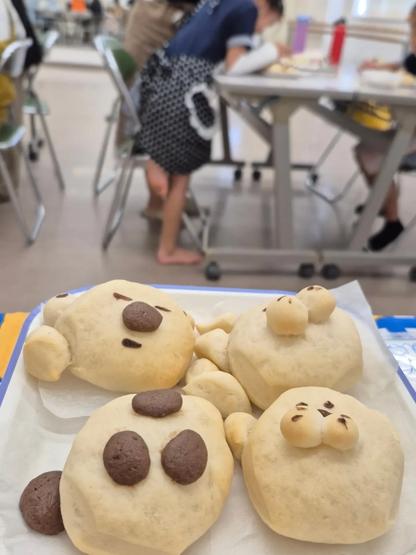 キタパンクラブでのパン作りの一場面